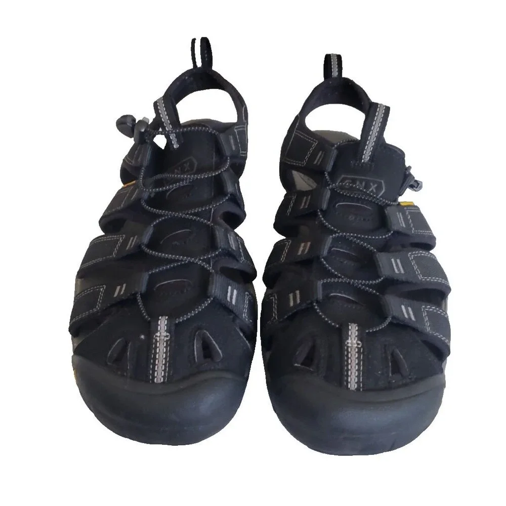 KEEN Clearwater CNX Black Waterproof Sandals Men's Size 12 Athletic